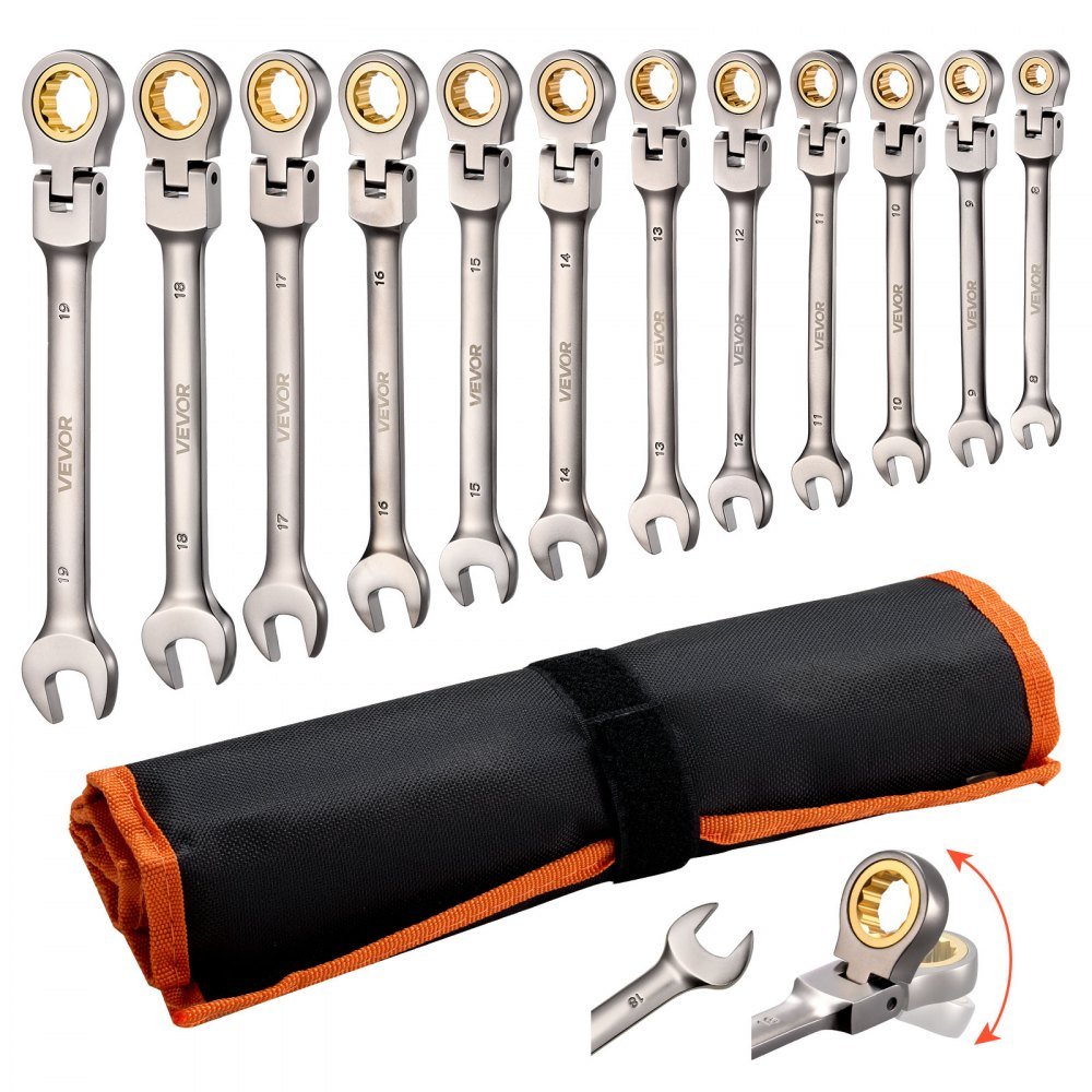 VEVOR 18-Piece Combination Wrench Set
