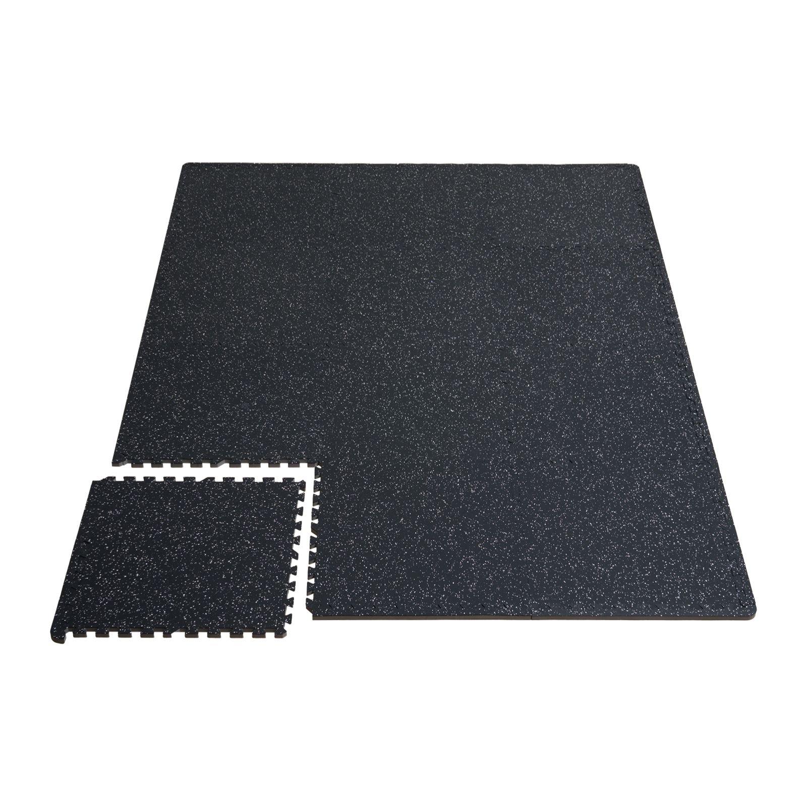 056 inch thick gym floor mats 12 tiles rubber top with eva foam 25 x 25 gym flooring workout mats with 48 sqft coverage interlocking puzzle gym mats for gym home garage black white.jpg