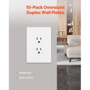 1 gang duplex outlet covers 10 pack standard size wall outlet cover unbreakable and impact resistant polycarbonate thermoplastic dual receptacle faceplate for electrical outlets white 1.jpg