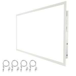 1 Pack 2x4 FT LED Flat Panel Light, 6000LM 50W, Surface Mount LED Drop Ceiling Light Fixture with Adjustable Color Temperature 3500K/4000K/5000K, Ultra Thin for Home Off Tested to UL Standards