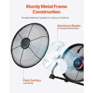 10 inch rechargeable battery operated camping floor high velocity portable outdoor fan with metal frame copper brushless motor 360 degree manual rotationfor fishingtraveling picnicking 3.jpg