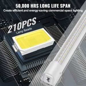 10 pack led shop light 4 ft 40w linkable shop light fixture 6500 lm ceiling lights 59 in power cords with onoff switch 48 in connector cables for garage warehouse home workkshop and office 4.jpg