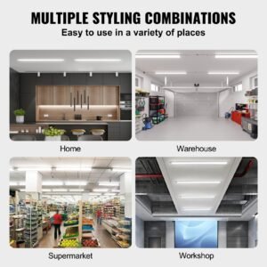 10 pack led shop light 4 ft 40w linkable shop light fixture 6500 lm ceiling lights 59 in power cords with onoff switch 48 in connector cables for garage warehouse home workkshop and office 5.jpg