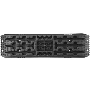 10 TON Traction Boards with PP Material, Recovery Boards for Off-road Vehicles/Cars/Pickups/SUVs/RVs, Pair Tire Traction Mats on Snow, Sand, Mud and Loose Terrain, Storage Bag, Long, Black