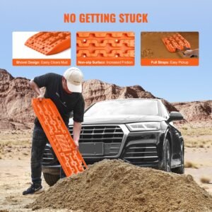 10 ton traction boards with pp material recovery boards for off road vehiclescarspickupssuvsrvs pair tire traction mats on snow sand mud and loose terrain storage bag long orange 4.jpg