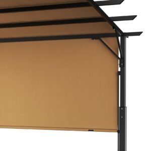 10 x 10 ft outdoor pergola arched top metal pergola retractable pergola with sun shade canopy large patio shelter pavilion heavy duty garden pergola for deck backyard porch poolside 2.jpg