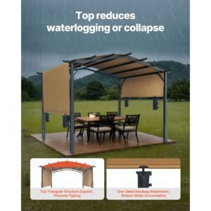10 x 10 ft outdoor pergola arched top metal pergola retractable pergola with sun shade canopy large patio shelter pavilion heavy duty garden pergola for deck backyard porch poolside 4.jpg
