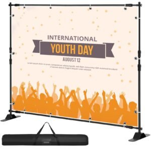 10 x 8 ft backdrop banner stand adjustable height and width newest step and repeat for trade show wall exhibitor photo booth background.jpg