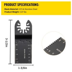 100pcs oscillating saw blades quick release multitool blades kit hcs tool blades for wood plastic compatible with dewalt dremel fein worx bosch makita milwaukee 5.jpg