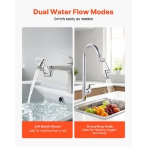 1080 swivel faucet extender 2 sprayer modes sink water faucet aerator extension kitchen bathroom rotatable spray attachment with brass robotic arm rotating splash filter wash handhairface 5.jpg