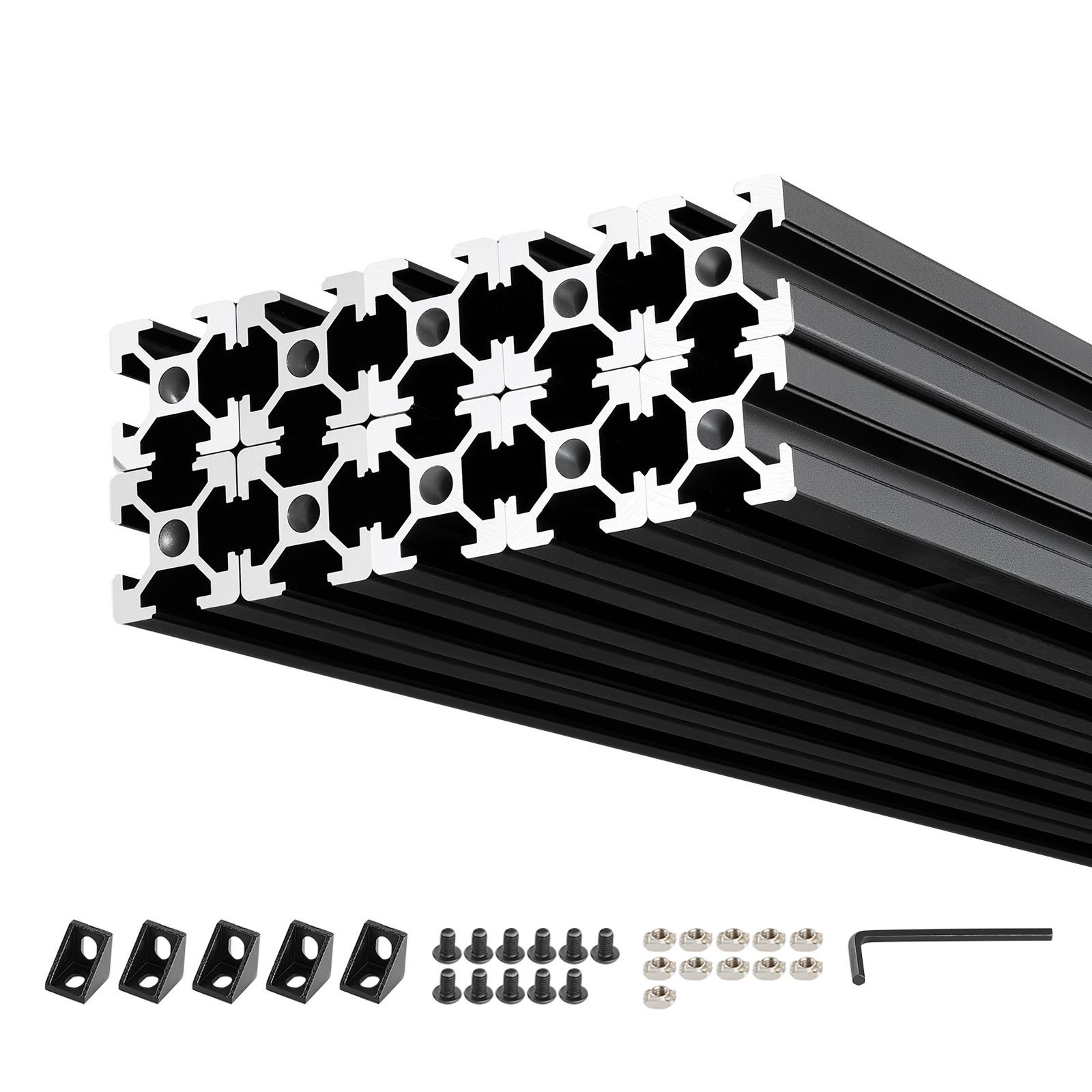 10pcs 2020 aluminum extrusion profile 2362 inch 600 mm t slot european standard anodized linear rail high strength extruded aluminum rail for 3d printer parts and cnc diy workbench black.jpg