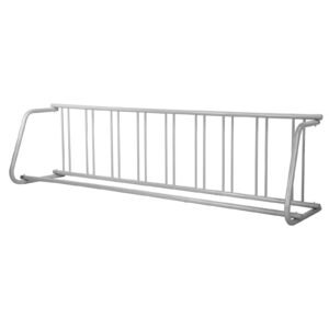 111 length floor bike rack 9 holders all steel grid bike rack single side storage stand for garages streets yards 4.jpg