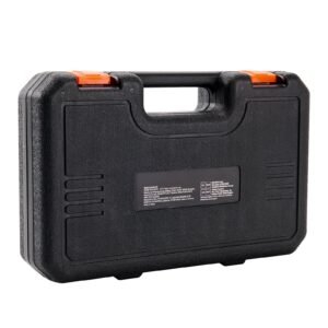 1/2" drive impact socket set, 9 piece deep socket set metric 29 38mm, 6 point cr mo alloy steel for auto repair, easy to read size markings, rugged construction, includes storage case