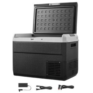 12 volt car refrigerator 528qt50l car fridge portable electric cooler with 4 68fahrenheit adjustable temperature 1224v dc and 100 240v ac compressor freezer for outdoor camping 12.jpg