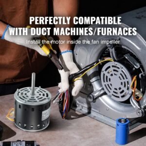 12hp furnace blower motor 208230v 27amps 1075rpm 5 speeds cwccw rotation 48 frame 34 shaft length 75f450v capacitor 11 hold hoop 5.jpg