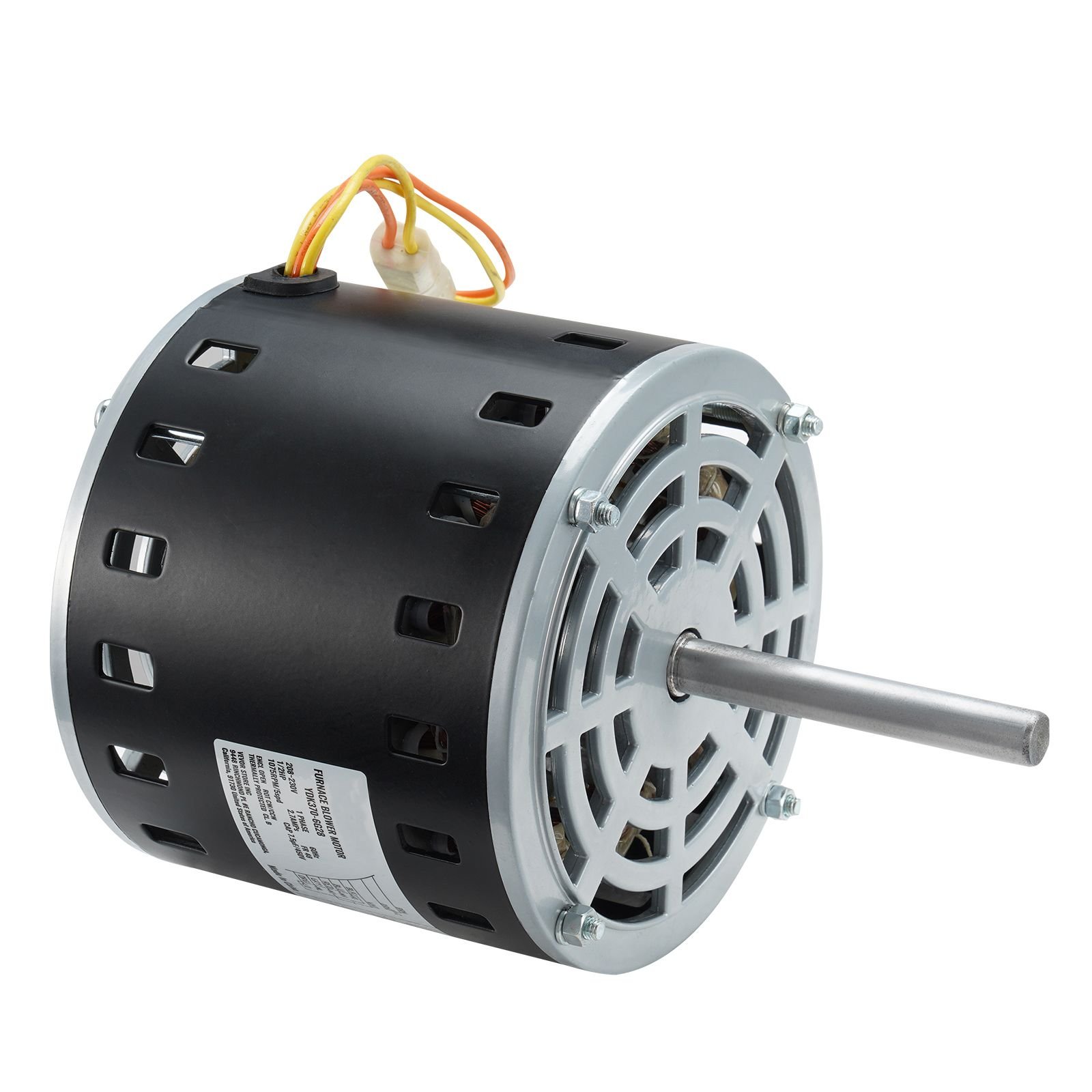 12hp furnace blower motor 208230v 27amps 1075rpm 5 speeds cwccw rotation 48 frame 34 shaft length 75f450v capacitor 11 hold hoop.jpg