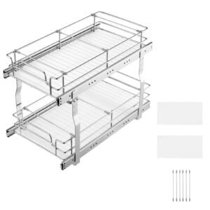 12wx21dx15h pull out cabinet organizer heavy duty slide out pantry shelves steel roll out drawers sliding drawer storage for home under sink 135wx22dx18h install size for cabinet 5.jpg