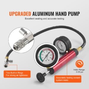 14 pcs universal radiator pressure tester kit coolant pressure tester kit with manual pump and color coded steel test cap adapters with toolbox for cars motorcycles trucks cooling system 4.jpg
