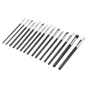 15 piece makeup brush set for foundation blending eyeshadow professional vegan brushes with soft synthetic bristles ergonomic wood handle aluminum ferrule portable and travel friendly.jpg