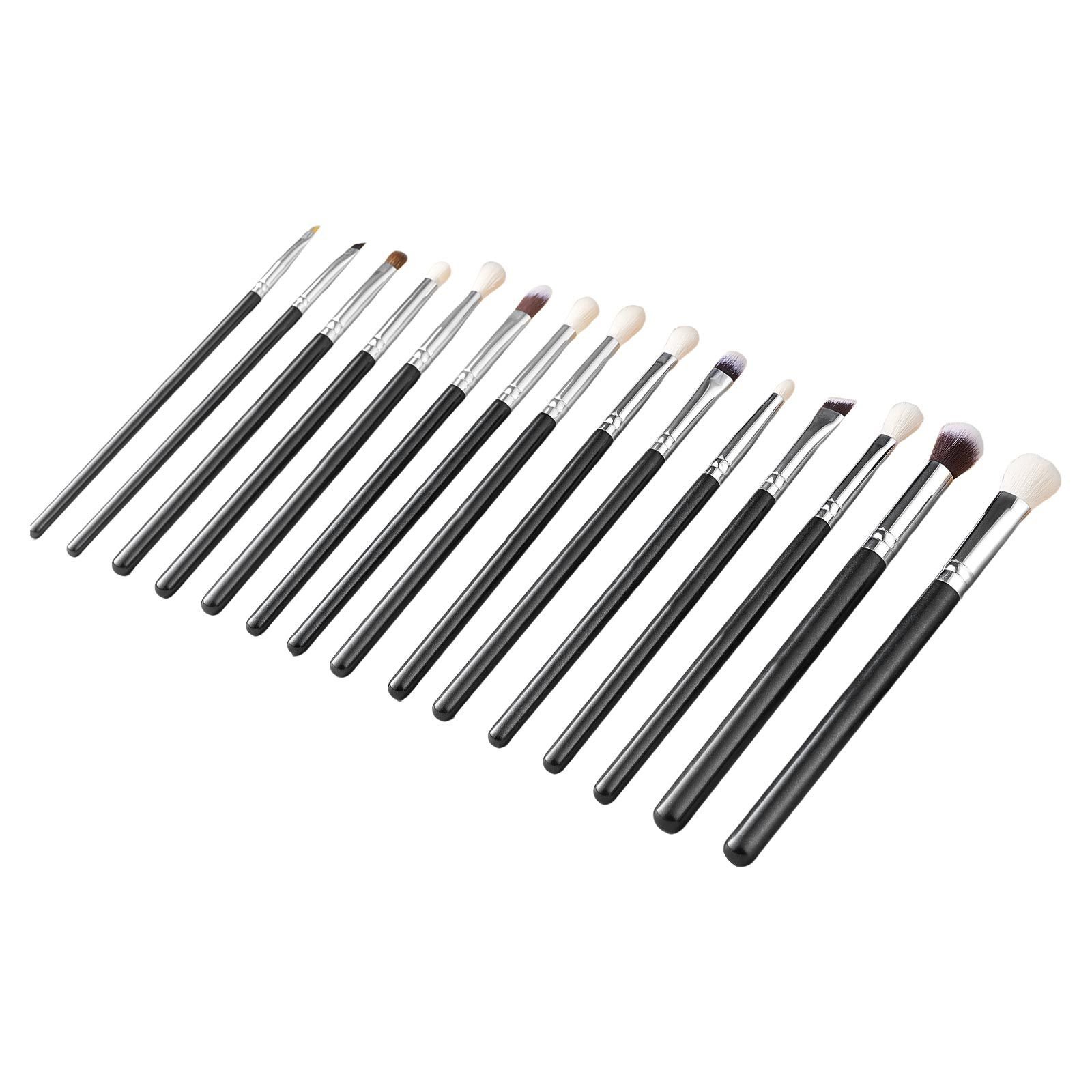 15 piece makeup brush set for foundation blending eyeshadow professional vegan brushes with soft synthetic bristles ergonomic wood handle aluminum ferrule portable and travel friendly.jpg