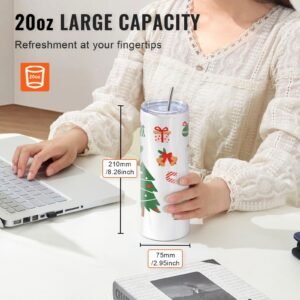 16 pack sublimation tumblers 20oz skinny straight stainless steel sublimation tumblers blank stainless steel double wall tumbler for heat transfer customized gifts with lid and straw gift box 4.jpg