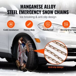 16 pcs thickened snow chains tire traction wheel chains for tire width 8 88 in 205 225 mm manganese alloy steel emergency tire chains for cars pickups suvs and trucks 1.jpg