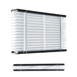 16 x 28 x 4 furnace filter merv 13 hvac ac filters12 month electrostatic pleated air conditioner filters 2 pack actual size 1634 x 2776 x 398 inch for capturing dust smog pet dander 5.jpg