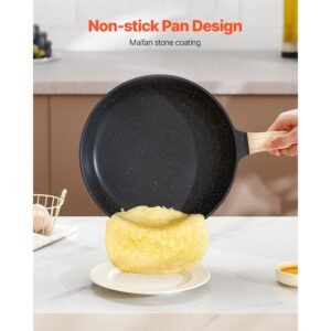17 piece pots and pans set nonstick granite cookware set induction cookwares kitchen rv cooking sets with frying sauce saute tempered glass lids and pan protectors black 4.jpg