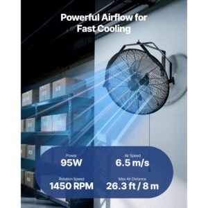 18 inch industrial wall mount fan high velocity 4000 cfm indoor fan with 3 speeds powerful motor garage wall fan with aluminum blades for workshop warehouse greenhouse commercial 1.jpg