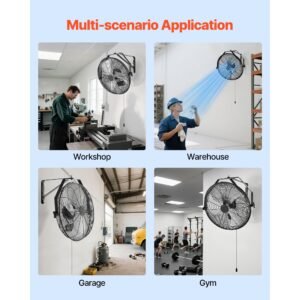 18 inch industrial wall mount fan high velocity 4000 cfm indoor fan with 3 speeds powerful motor garage wall fan with aluminum blades for workshop warehouse greenhouse commercial 2.jpg