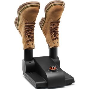 180 foldable 2 tubes shoe dryer portable boot dryer with timer boot warmersdryer with heat blower ppv0 flame retardant for snow boots leather shoes canvas shoes socks black orange 4.jpg