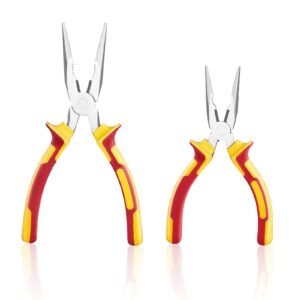 2 piece needle nose pliers 8 in long needle nose plier and 6 in small needle nose plier 45 steel and tpr handle for wire wrapping handmade craft jewelry making supplies repairing.jpg