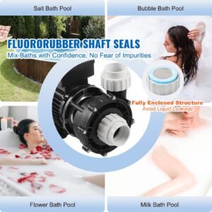 2 speed spa pump 56 frame ac220 240v hot tub spa pump 3hp200gpm6561ft high speed or 04hp100gpm1607ft low speed 2 port 90 rotational interface for hot tub tested to ul standards 3.jpg