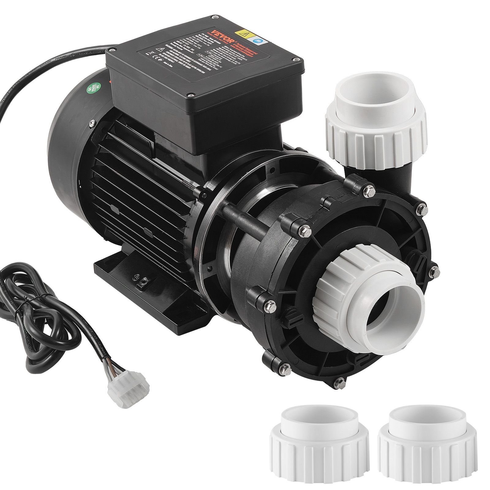 2 speed spa pump 56 frame ac220 240v hot tub spa pump 3hp200gpm6561ft high speed or 04hp100gpm1607ft low speed 2 port 90 rotational interface for hot tub tested to ul standards.jpg