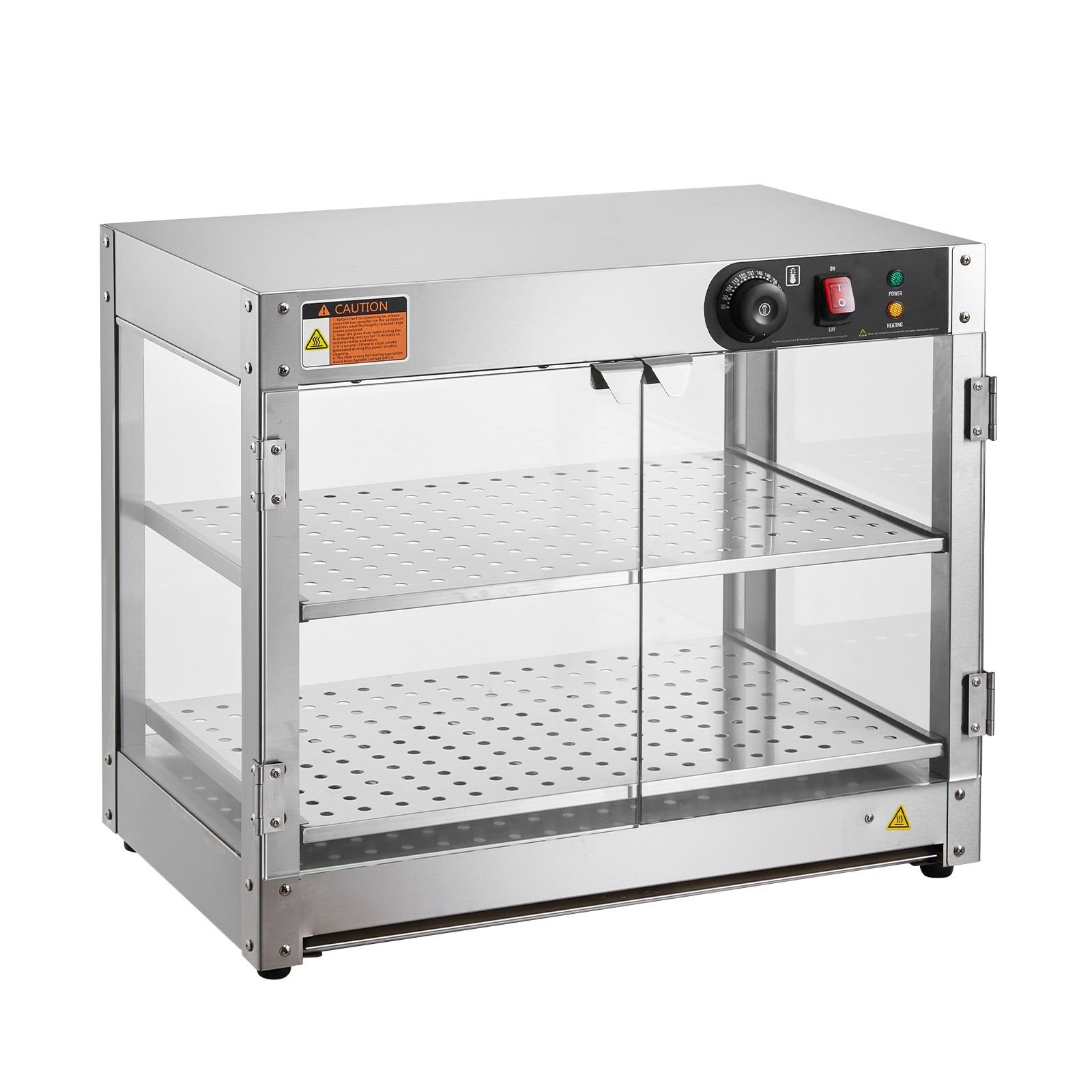 2 tier commercial food warmer display 800w food display warmer with light to enhance food display 86 185 f temperature control 58l large capacity for hamburger pizza bread fried chicken.jpg