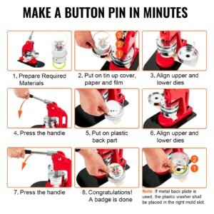 200 sets 3 inch 75mm pin back button parts diy round button badge parts set includes metal top plasticmetal button clear film and blank paper for gifts presents machine not included 5.jpg
