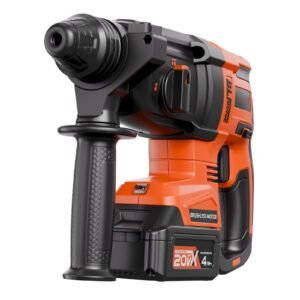 20v brushless cordless hammer drill lithium ion 11 inch rotary hammer driver sds plus electric lightweight power tool kit with battery and charger 4 functions 1200 rpm 5300 bpm 5.jpg