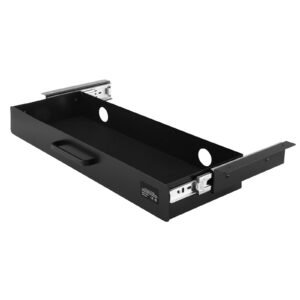 22 wide under desk drawer slide out under desk mounted pull out drawer attachment hidden desktop storage organizer under table pencil drawer for office home sit stand workstation 25x9x3 in 4.jpg