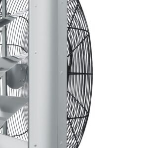 24 shutter exhaust fan high speed 3320 cfm aluminum wall mount attic fan with ac motor ventilation and cooling for greenhouses garages sheds shops fcc 2.jpg