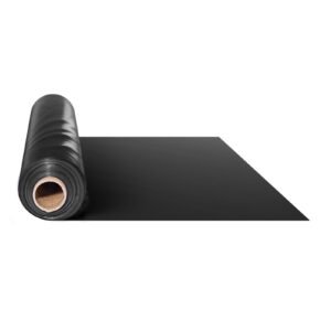 24' x 100' Plastic Sheeting Heavy Duty , 6 Mil Thick Plastic Sheeting Roll, Plastic Drop Cloth Painters Tarp, Polyethylene Covering for Crawl Space Vapor Barrier, Multi-Purpose, Black