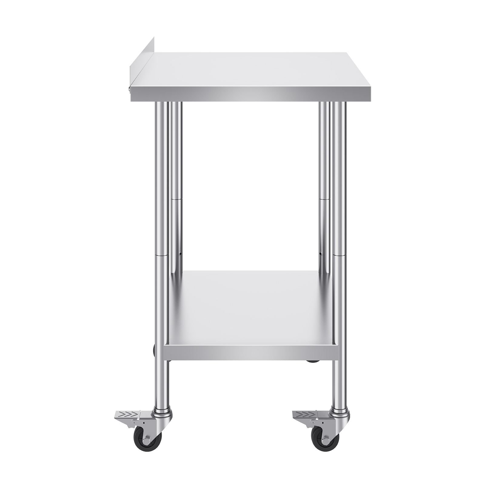 24 x 30 x 40 inch stainless steel work table commercial food prep worktable with casters heavy duty prep worktable metal work table with adjustable height for restaurant home and hotel.jpg