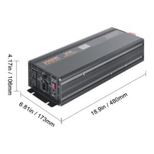 2500w sump pump battery backup system lcd display auto switches to battery inverter power for continuous sump pump operation sump pump battery backup inverter for emergency and power outage 5.jpg