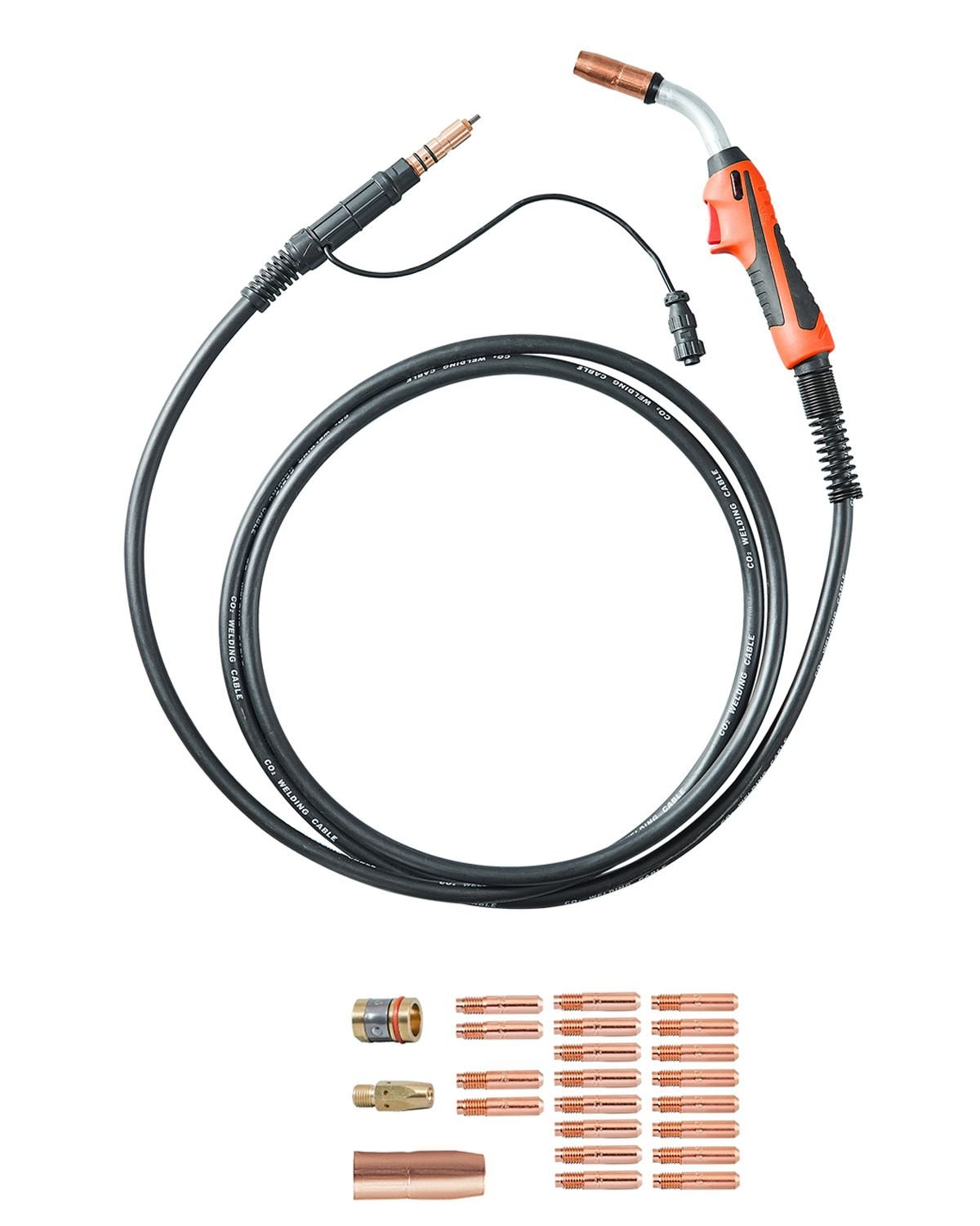 250amp mig welding gun with 15ft cable compatible with millermatic 200 210 212 250 250x 251 252 welders suitable for 0030 0035 and 0045 welding wires.jpg