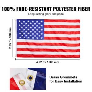 25ft telescoping flag pole kit heavy duty aluminum alloy in ground flag poles for outside 3 display modes flagpole with 3x5 american flag professional accessories black 5.jpg