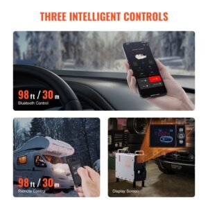 2kw diesel heater 12v24v all in one diesel air heater with bluetooth app control remote control and display screen co alarm fast heating portable diesel heater for vehicles and outdoors 5.jpg
