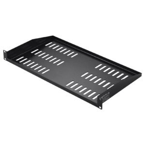 2pcs 1u server rack shelf 10254 mm depth 50 lbs max load capacity vented cantilever or wall mount rack mount shelf with tray good air circulation for 19 network cabinet or equipment rack 2.jpg
