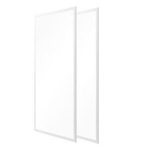 2x4 FT LED Flat Panel Light, 7800 LM, Flush Mount LED Drop Ceiling Lighting Fixture with 3 Color Selectable 4000K/5000K/6000K, 30W/40W/50W, 0-10V Dimmable, Ultra Slim for Home Kitchen, 2 Pack
