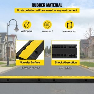 3 channel rubber cable protector ramp 12 x 12 inch channel heavy duty cable wire cord cover ramp speed bump driveway hose cable ramp protector 4.jpg