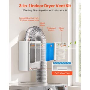 3 in 1 indoor dryer vent kitpremium abs material with water drawer fits 4 inch exhaust port smart overheating reminder exhaust hood with 4 purification padsfor electric clothes dryers 1.jpg