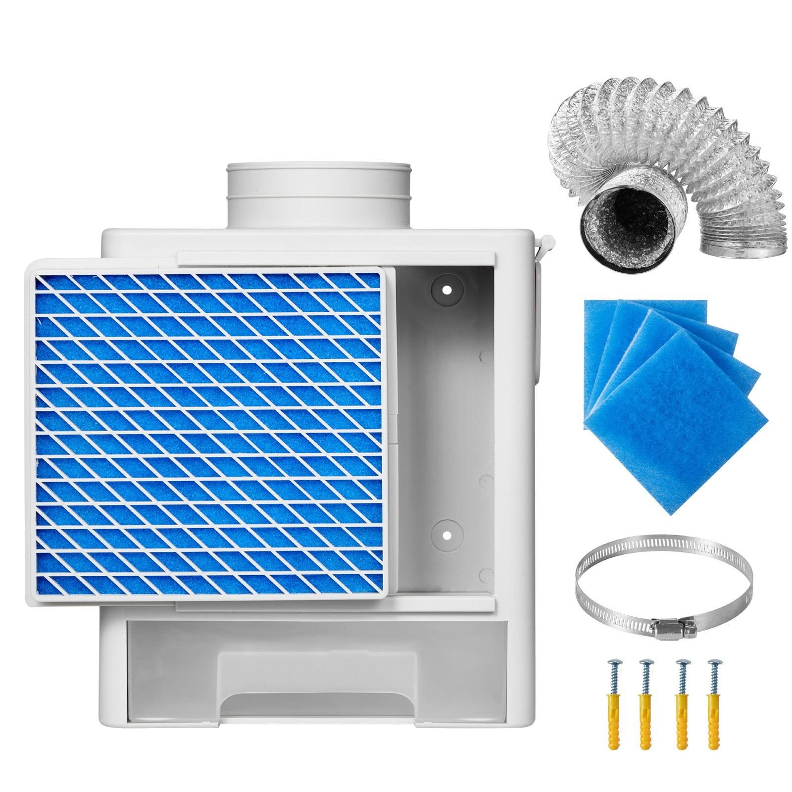 3 in 1 indoor dryer vent kitpremium abs material with water drawer fits 4 inch exhaust port smart overheating reminder exhaust hood with 4 purification padsfor electric clothes dryers.jpg